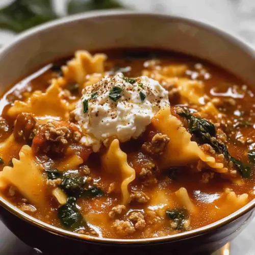 One Pot Lasagna Soup