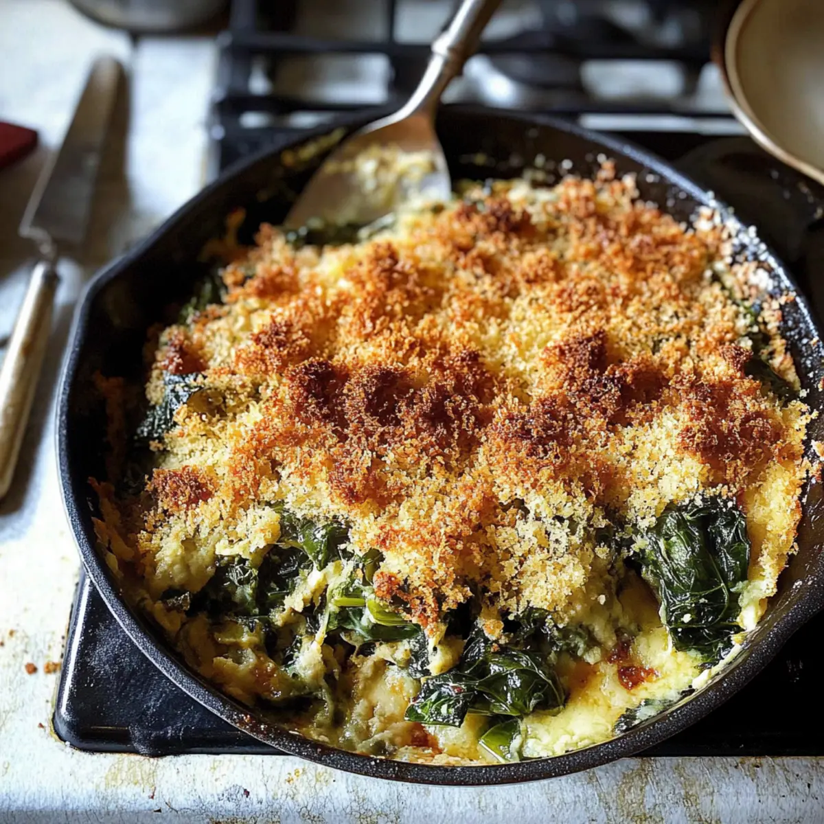 Collard Green Gratin
