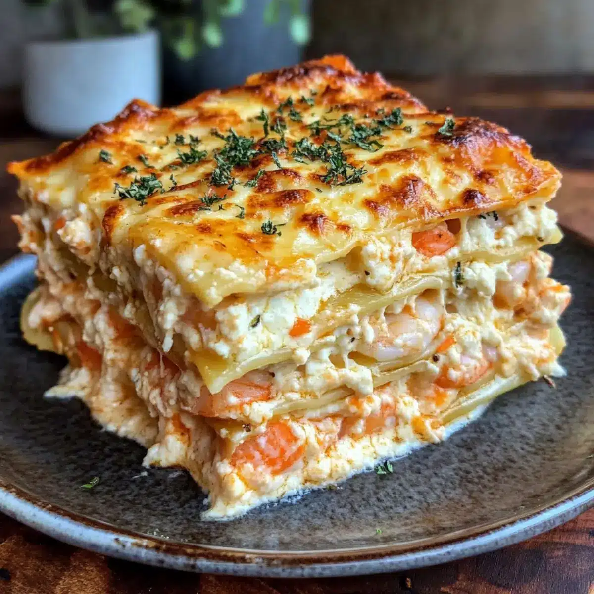 Shrimp Crab Lasagna