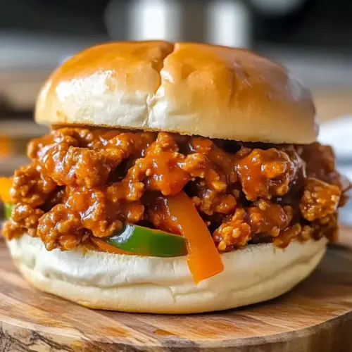 Cajun Chicken Sloppy Joes