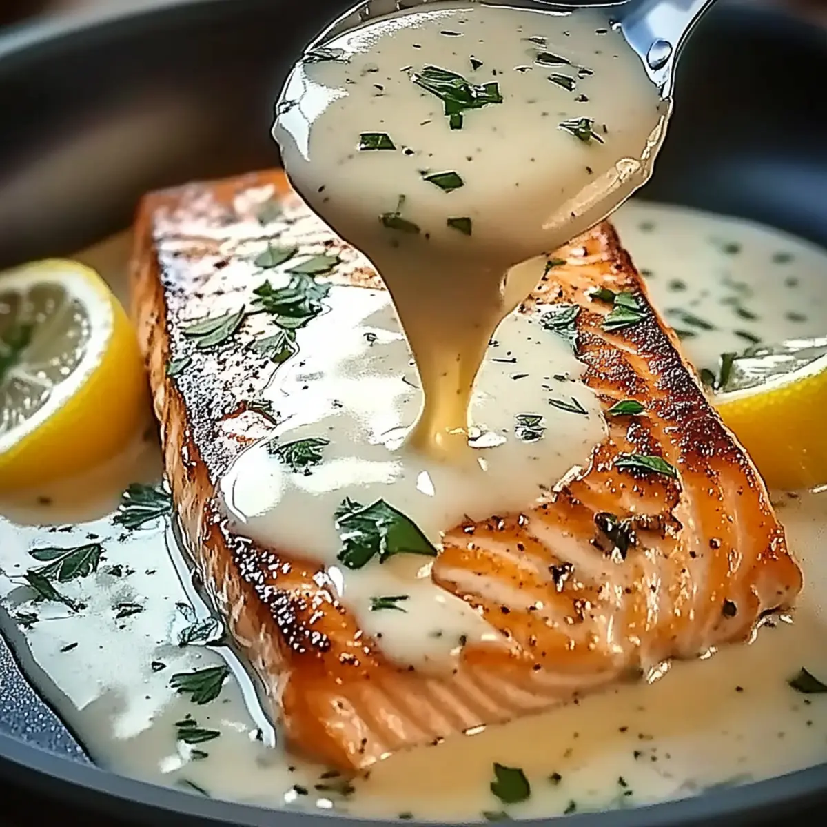 Creamy Garlic Butter Salmon