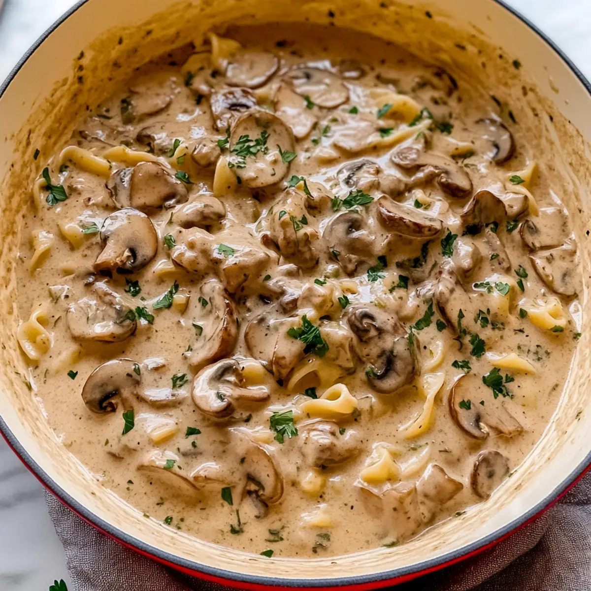 Mushroom Stroganoff