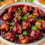 Quick Cranberry Meatballs