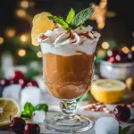 Christmas Cherry Fizz Mocktail