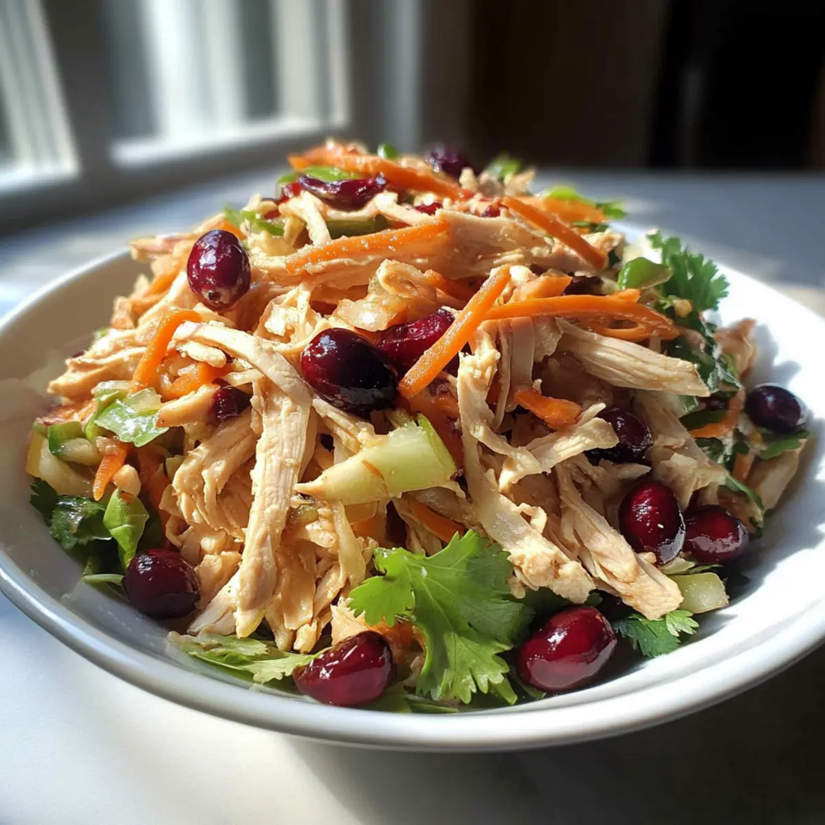 Asian Chicken Cranberry Salad
