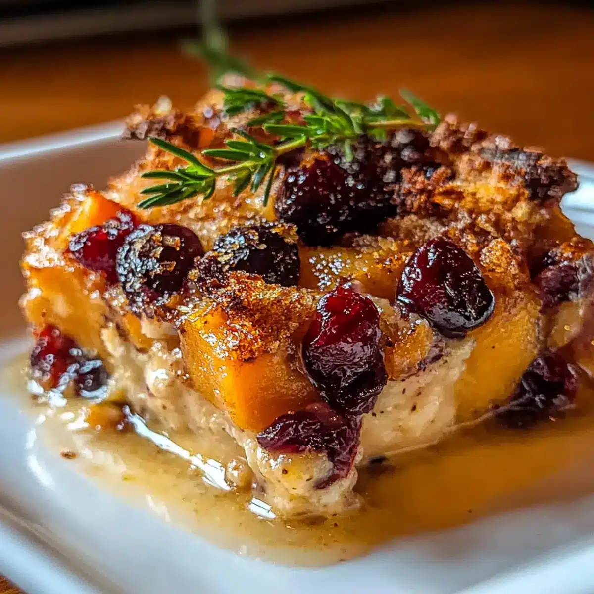 Sweet Potato & Cranberry Gratin