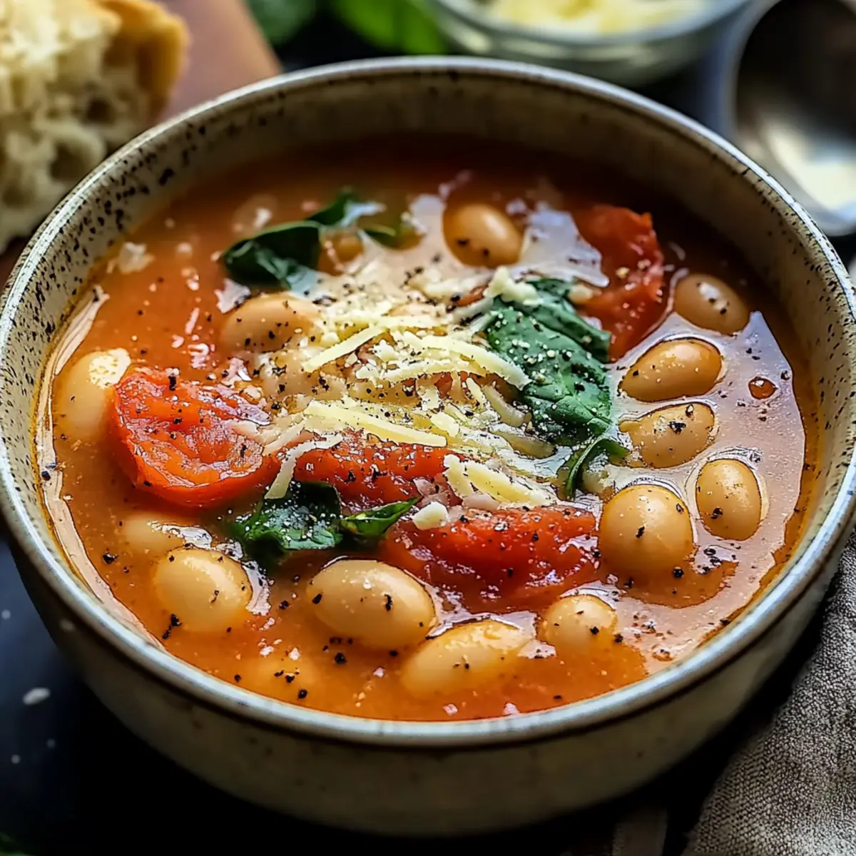 Parmesan Tomato Cannellini Bean