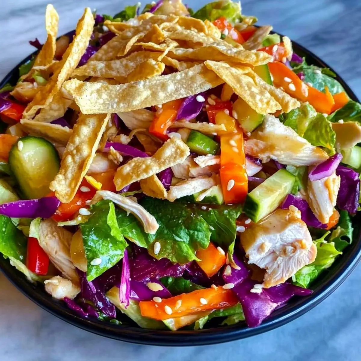 Crunchy Asian Chicken Salad