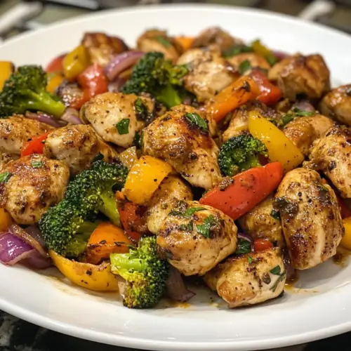 Sheet Pan Thai Chicken Dinner