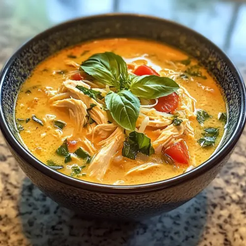 Easy Thai Chicken Curry Soup