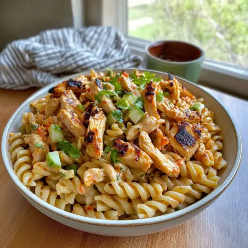 Buffalo Chicken Pasta Salad