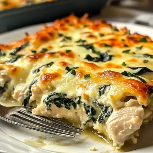 Chicken and Spinach Casserole with Cream Cheese