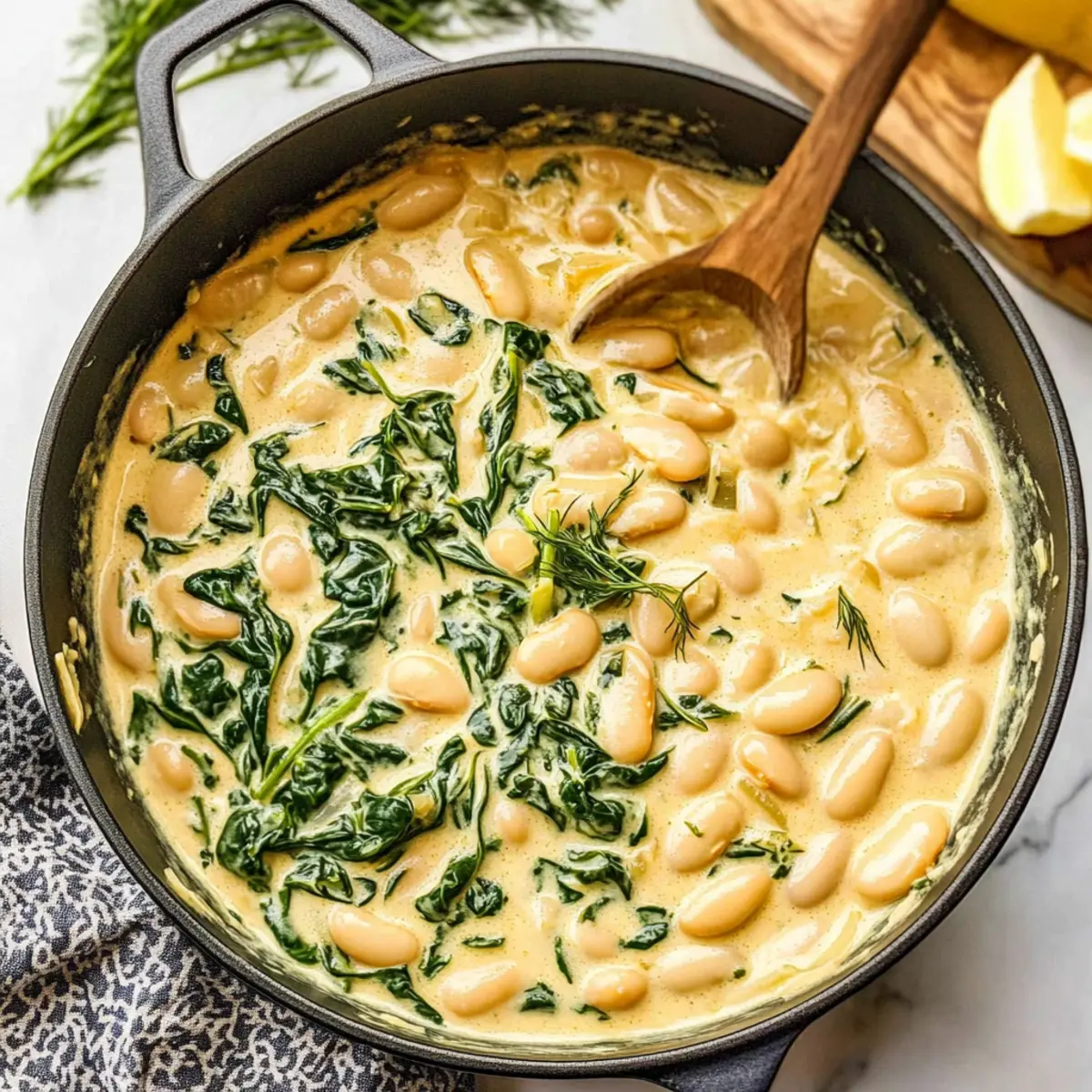 Creamy Miso Butter Beans
