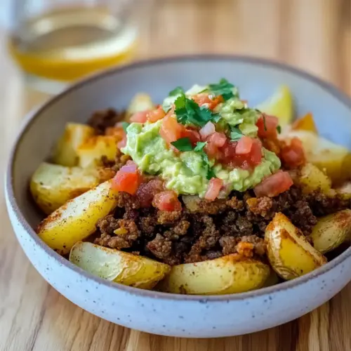 Loaded Potato Taco Bowls