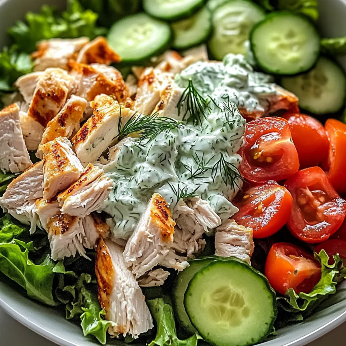 TZATZIKI CHICKEN SALAD