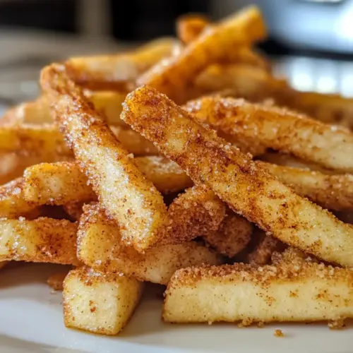 Crispy Air Fryer Apple Fries Recipe
