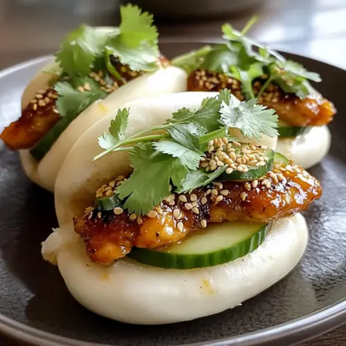 Korean Chicken Bao Buns