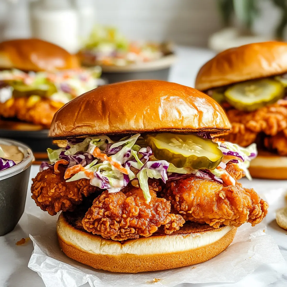Nashville Hot Chicken Sandwiches