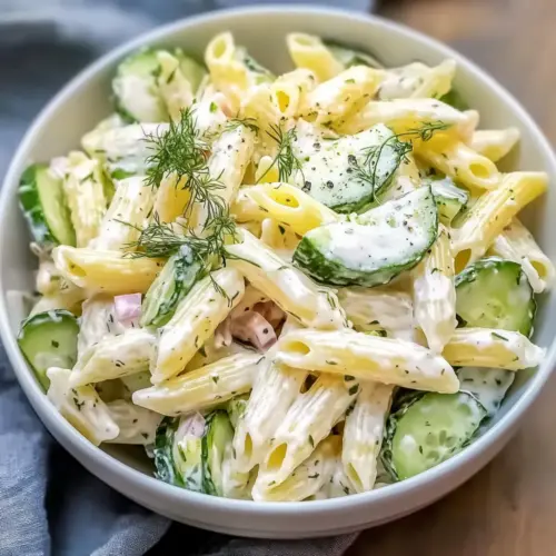 Healthy Cucumber Pasta Salad