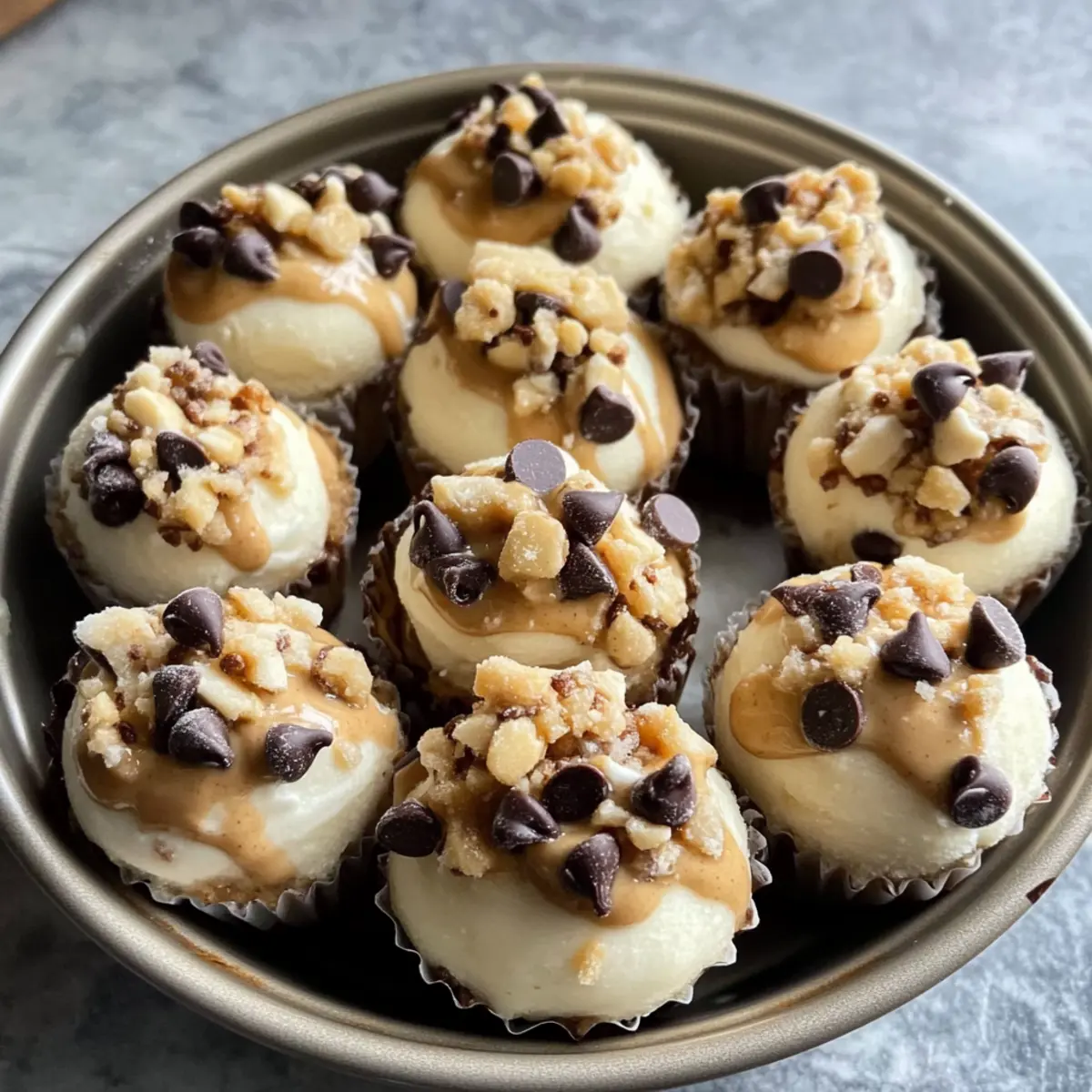 Peanut Butter Greek Yogurt Bites