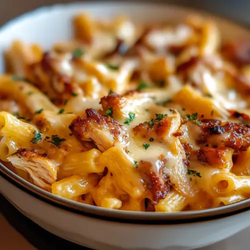 BBQ Chicken Mac and Cheese