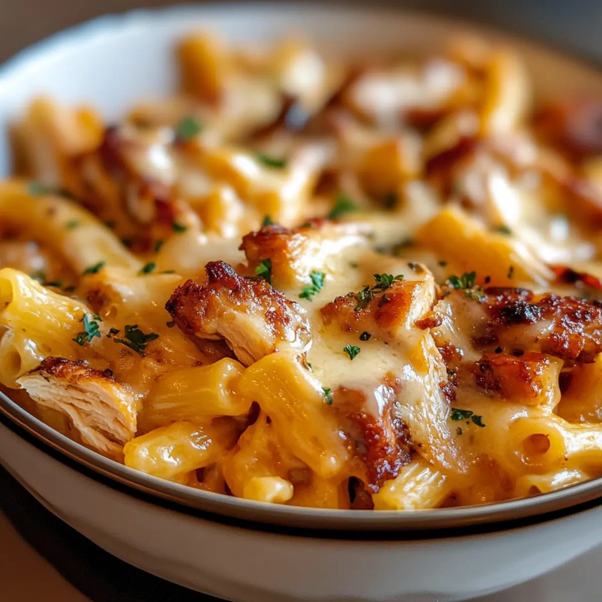 BBQ Chicken Mac and Cheese