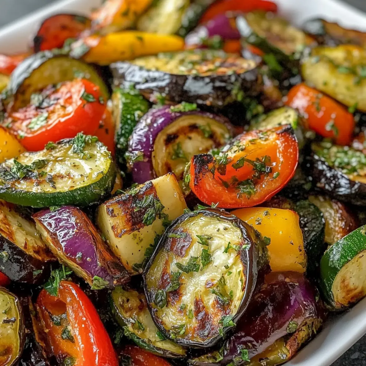 Roasted Mediterranean Greek Vegetables
