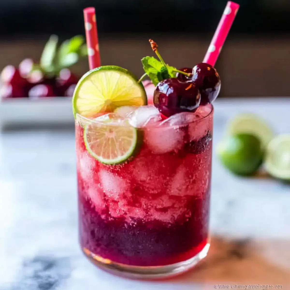 Fresh Cherry Limeade