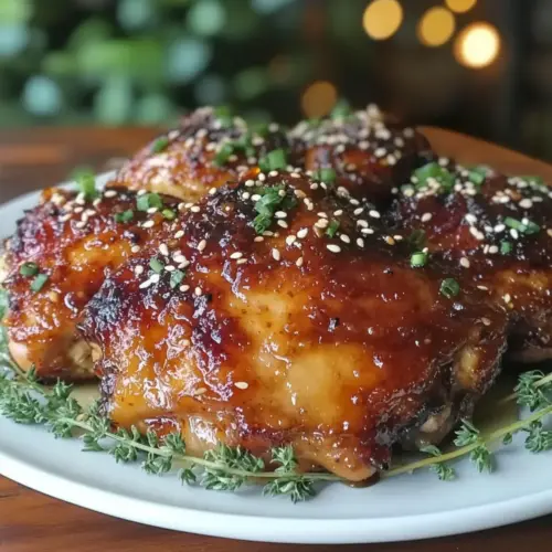 Crockpot Honey Garlic Chicken