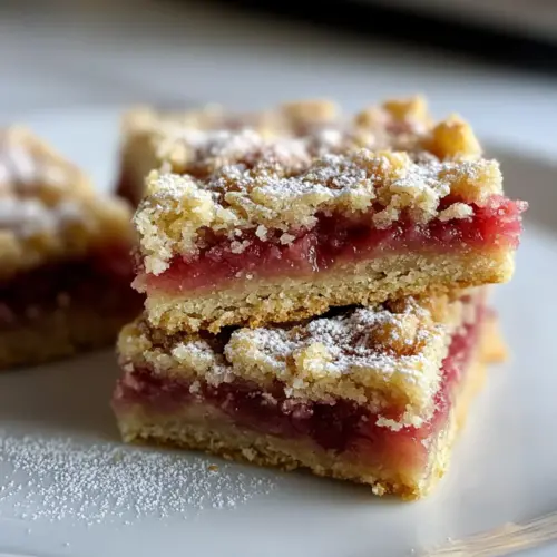 Rhubarb Dream Bars