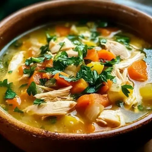 Sicilian chicken soup