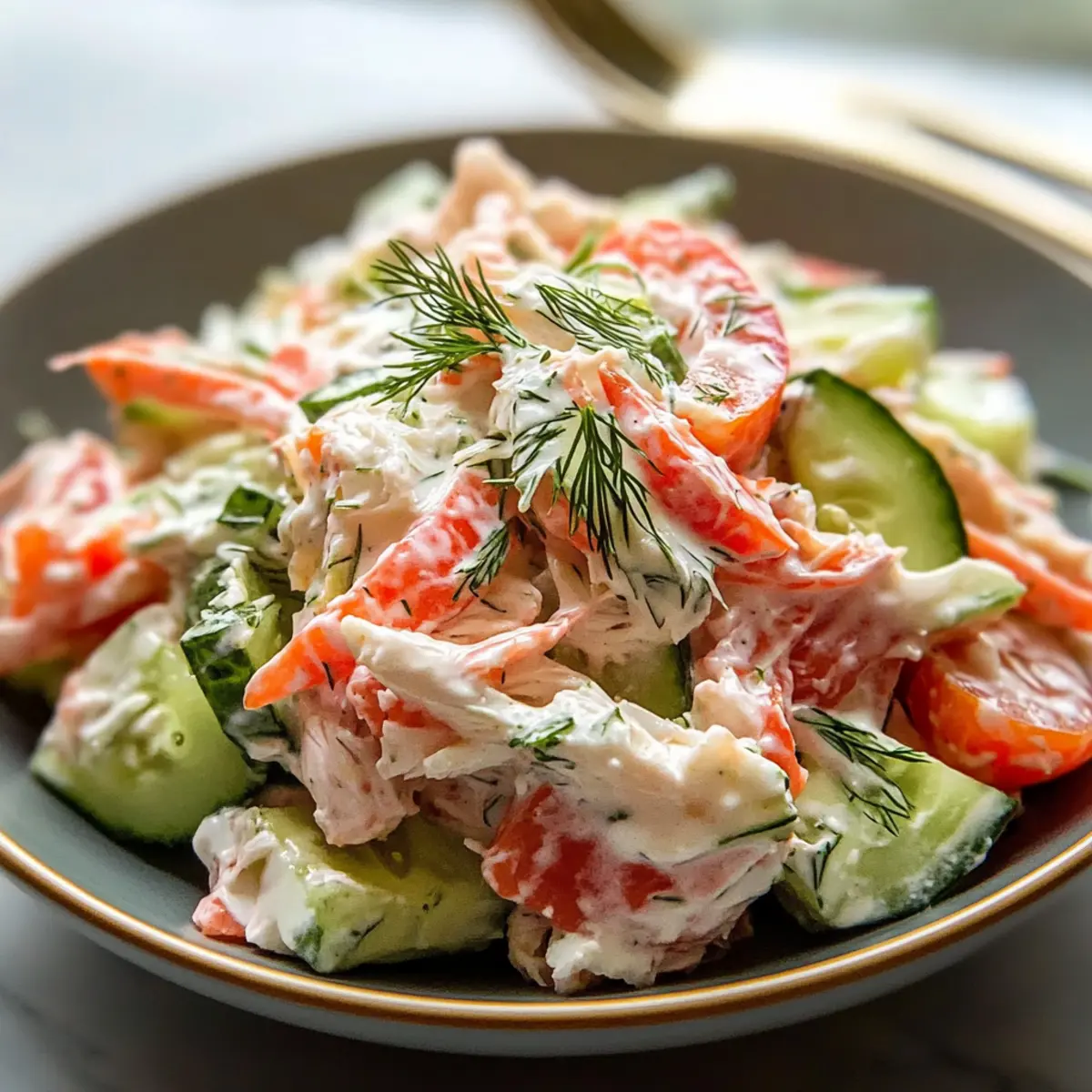Refreshing Surimi Salad Delight