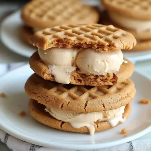 Cookie Butter Ice Cream Sandwiches