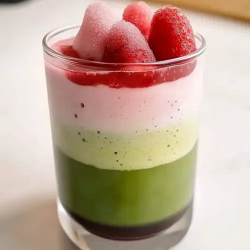 Iced Double Berry Matcha