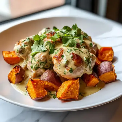 Tropical Coconut Chicken with Sweet Potatoes