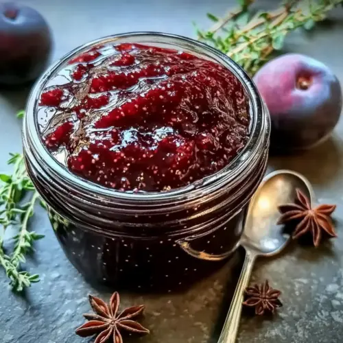 Vanilla Bean Plum Jam