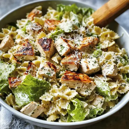 Chicken Caesar Pasta Salad Recipe