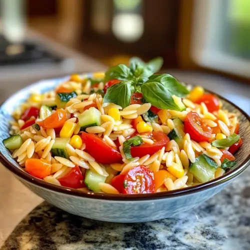 Summer Orzo Pasta Salad