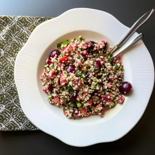 Ripe Plum Tabbouleh