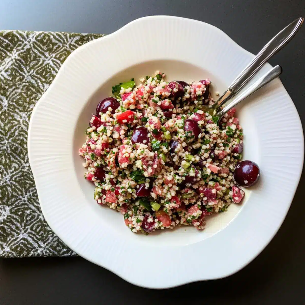 Ripe Plum Tabbouleh