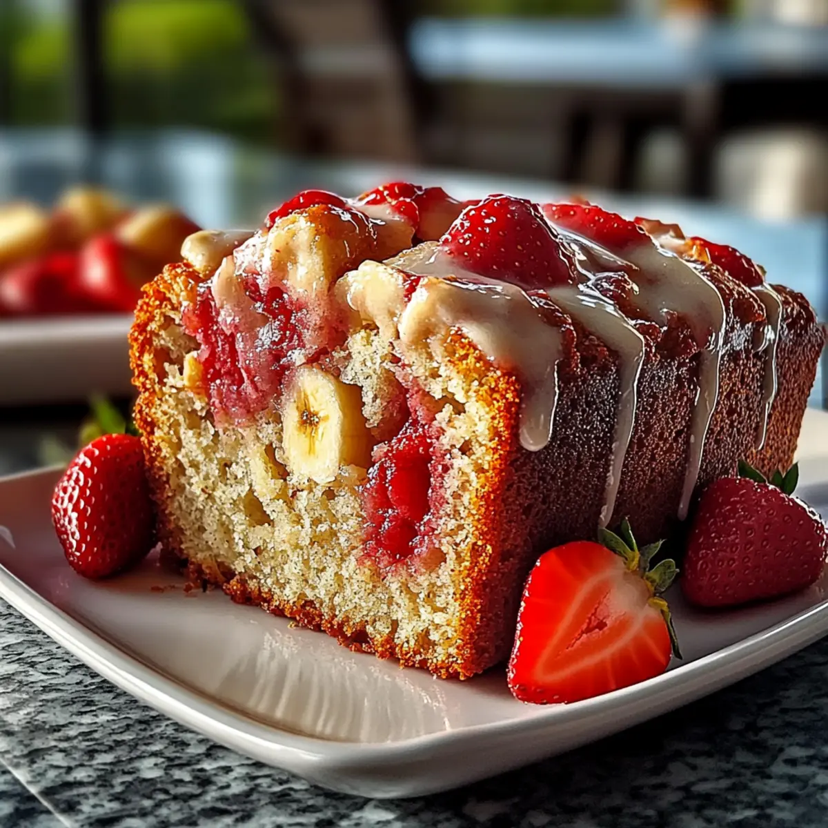 Strawberry Banana Bread