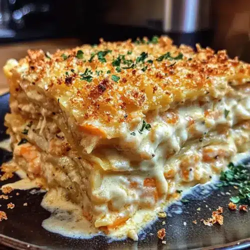 Creamy Shrimp Crab Lasagna Bliss