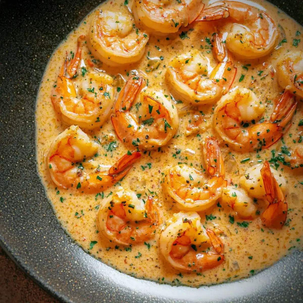 Creamy Garlic Shrimp