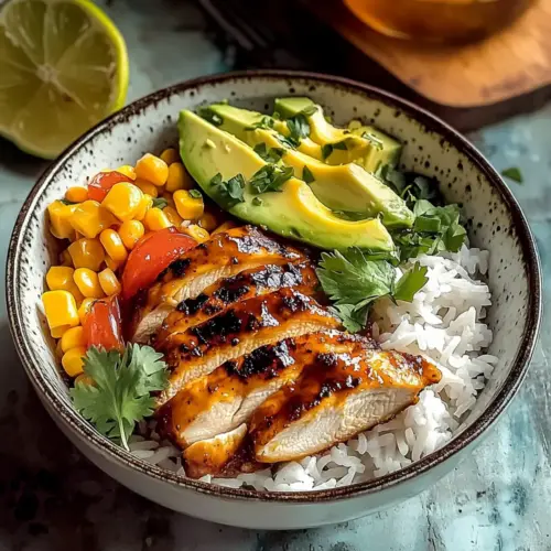 Honey Lime Chicken & Rice Bowls