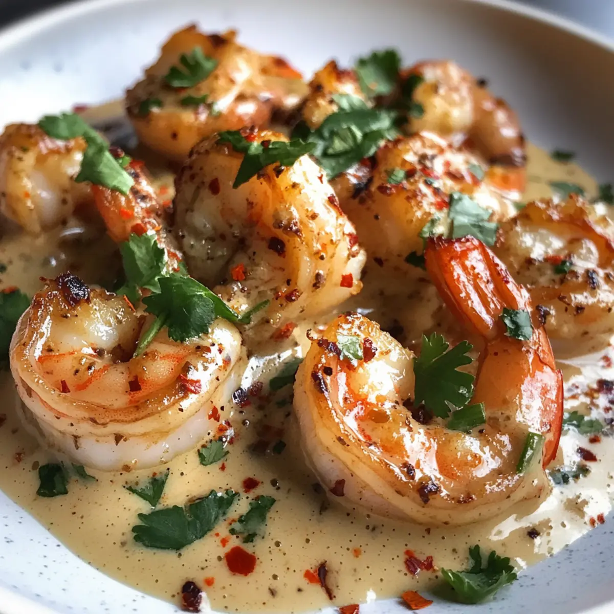 Garlic Shrimp in Coconut Milk