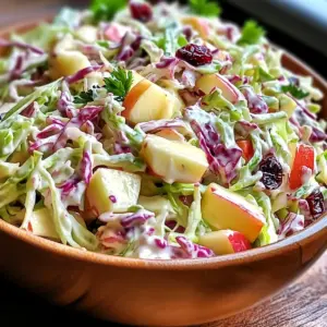 CRANBERRY APPLE COLESLAW