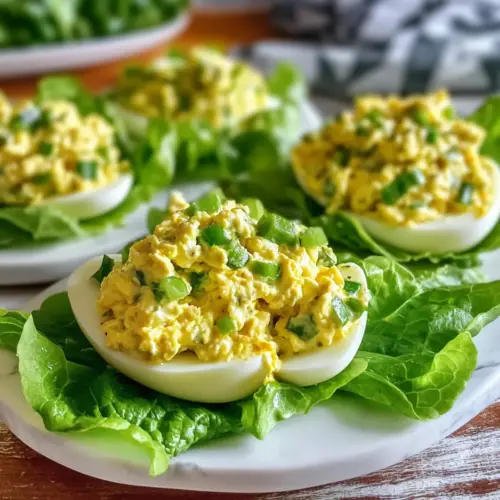 Egg Salad Lettuce Wraps Light