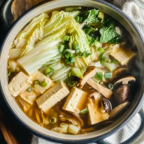 Napa Cabbage Tofu Soup
