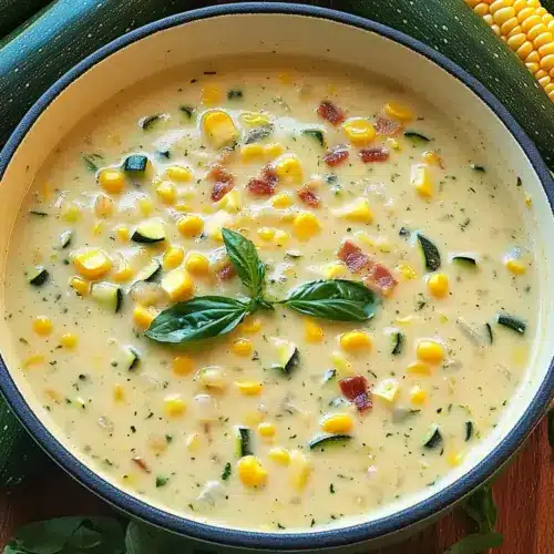 Summer Corn and Zucchini Chowder